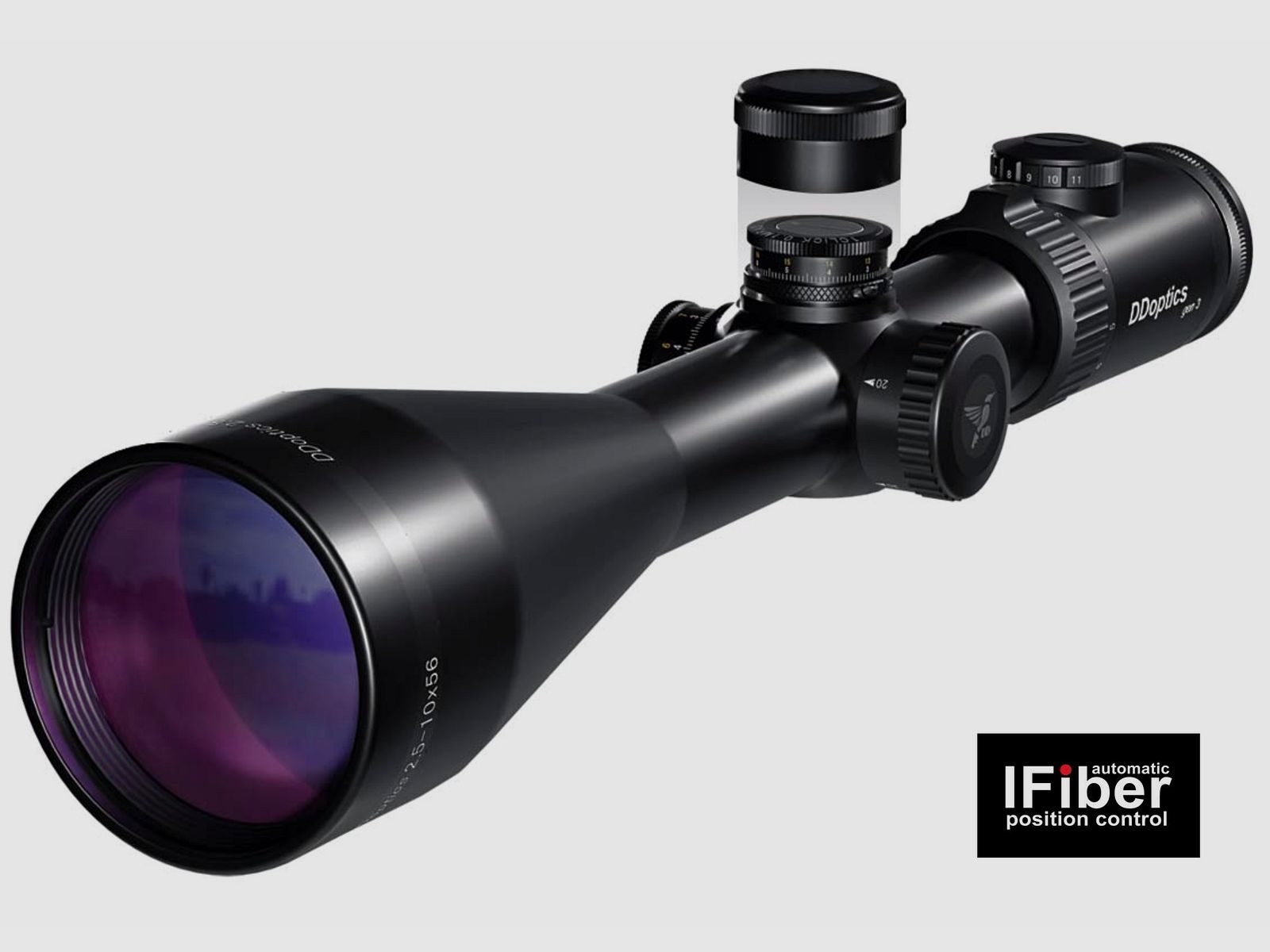DDoptics 442511139.1 Zielfernrohr Nighteagle NFX V4 2,5-10x56 Gen3 A4N MRAD iFiber