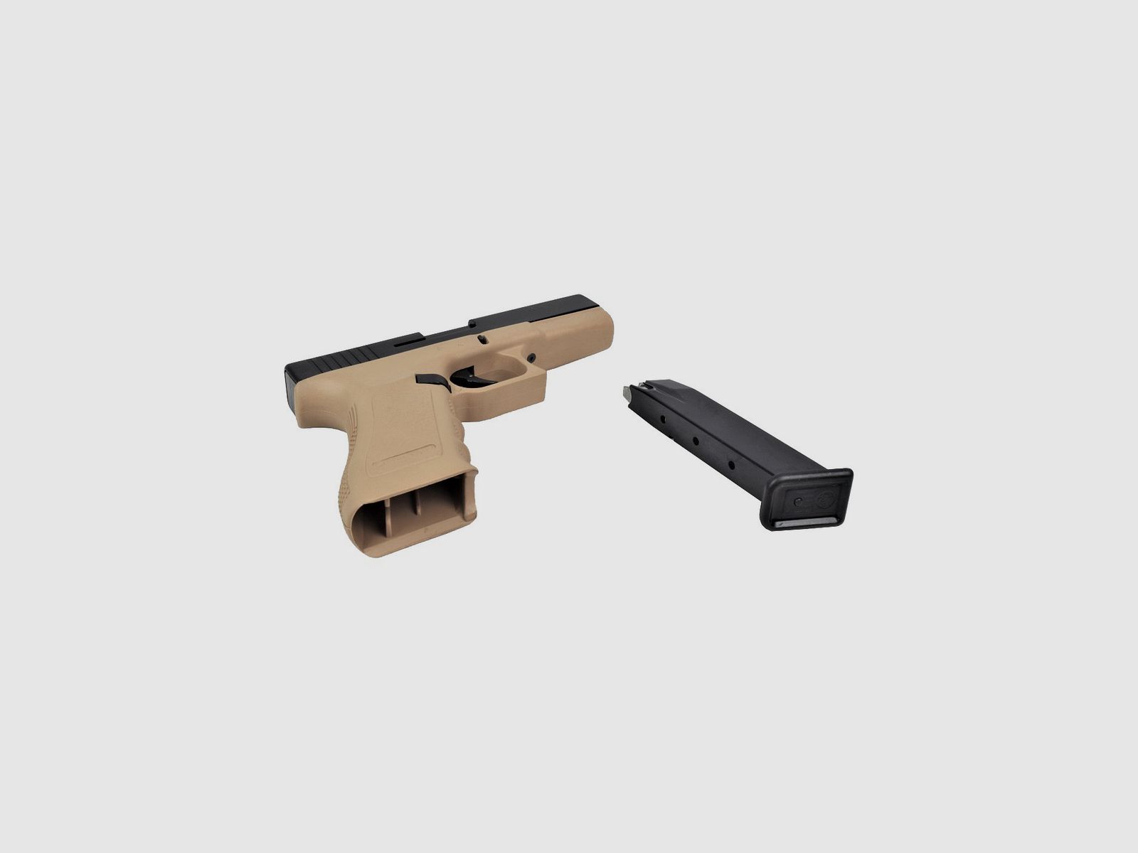 Bruni Gap G17 Signalpistole Kaliber 9 mm schwarz und tan, Bild 5 von 5