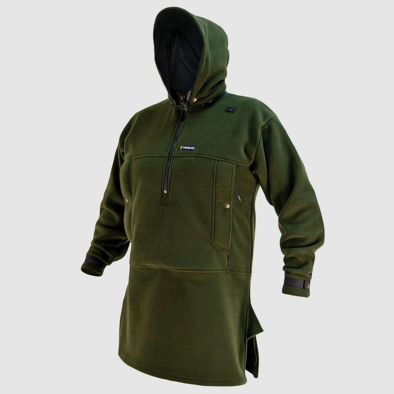 Swazi Nahanni Anorak Fleecejacke Herren Dunkelgrün - XL