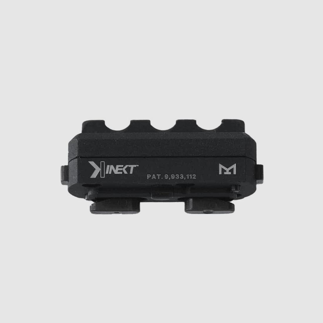 KDG Kinect M-LOK Offset Mount with Picatinny 3 Slots Black