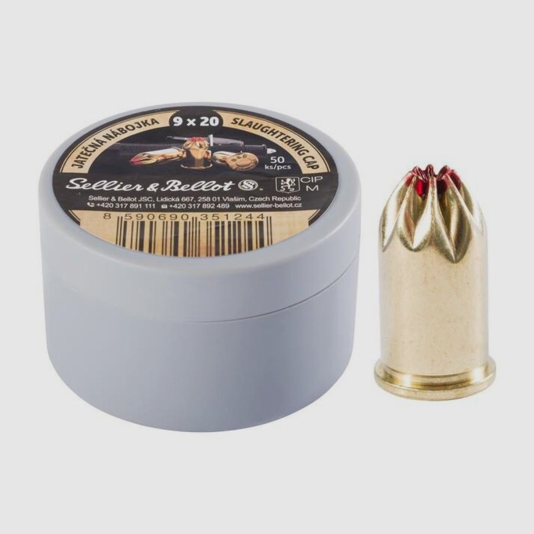 9 mm JAT Red S&B gr VE50