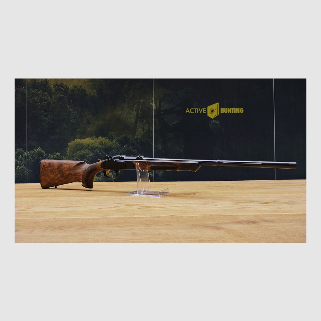 Blaser K95 Kipplaufbüchse / Black Edition / 6,5 Creedmoor / 52cm Lauf, lange Seitenplatten / HK 8 matt / Goldener Verschlussblock & Abzug / TRAUMWAFFE!
