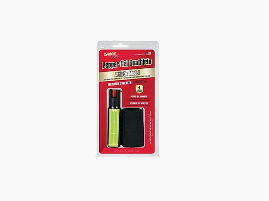 Sabre Red DUATHLETE GEL pepper gel (D35-PG), shoulder strap, for runners and cyclists, UV, USA
