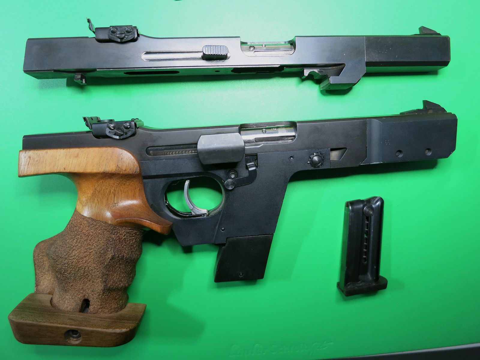 Sportpistool Walther GSP Kaliber .32 SW long WC, Sportgreep + verwisselsysteem .22lr      #65+66