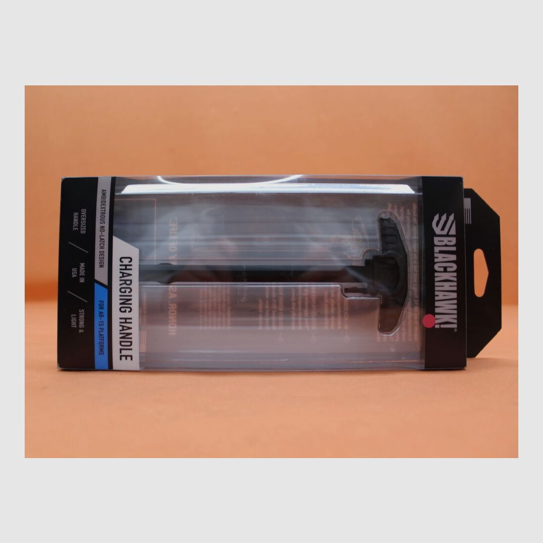 Blackhawk AR-15: Charging Handle Assembly Blackhawk Ambidextrous No Latch (71CH00BK)/ ambidextrous