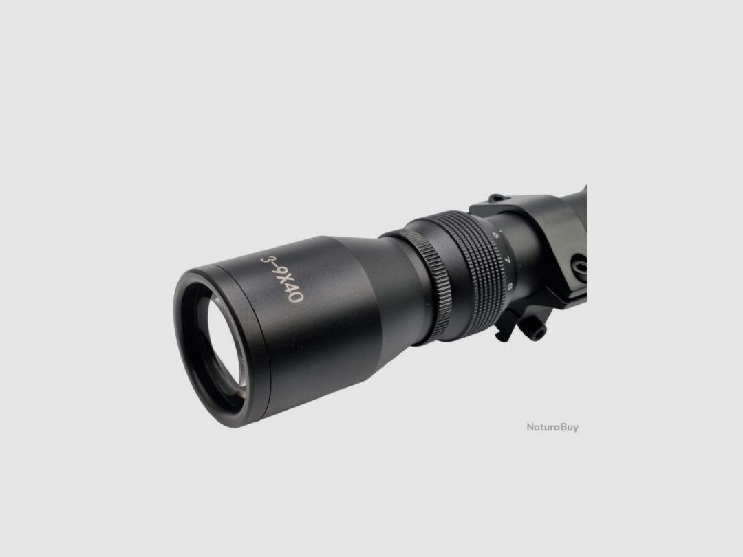 SPECIAL RIFLESCOPE 22LR 3-9X40 MILDOT RETICLE + FREE SCOPE RINGS, image 5 of 7