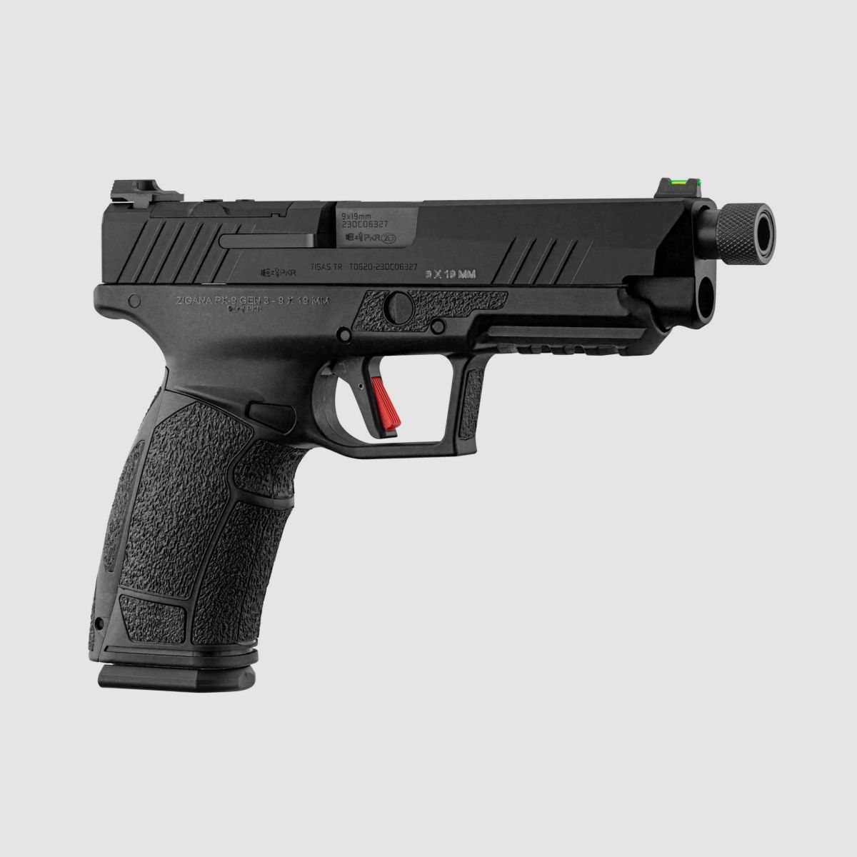 Pistole TISAS PX-9 TACTICAL Kaliber 9x19 mm Schwarz Gewinde - PX-9 DUTY Tactical Schwarz TISAS, Bild 3 von 10