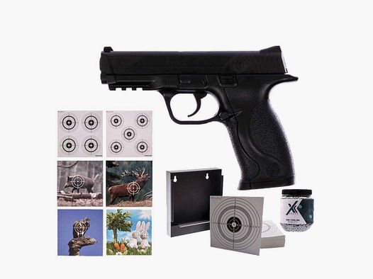 Smith & Wesson	 Smith & Wesson M&P40 black 4,5mm BB Zielscheiben Set