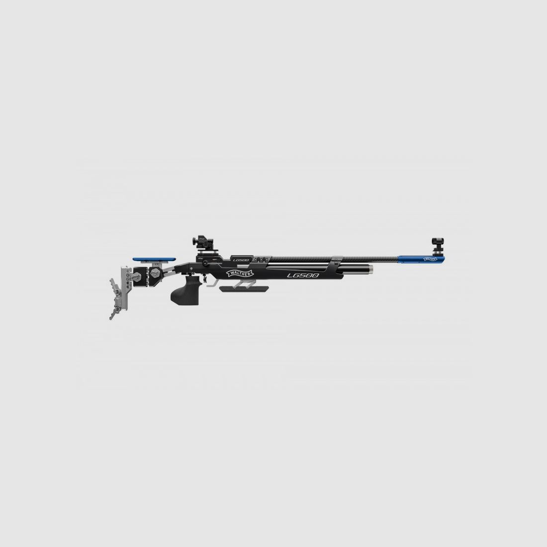 Carabina Walther LG500 EXPERT di diestro con disparador mecánico