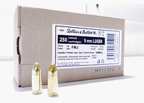 Sellier & Bellot 9mm Luger FMJ paquete a granel 8,0g/124grs cartuchos de pistola