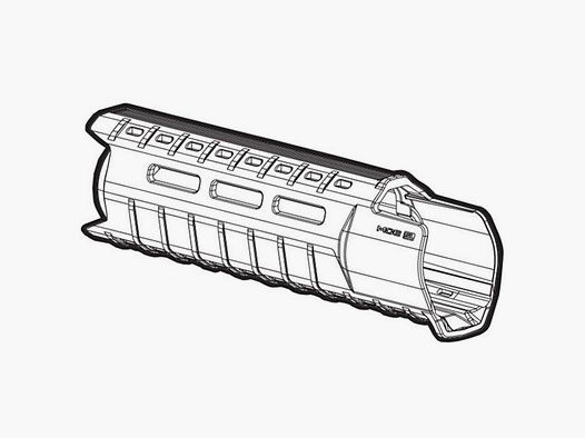 MAGPUL MOE-SL CARBINE LENGTH HANDGUARD, GRAY