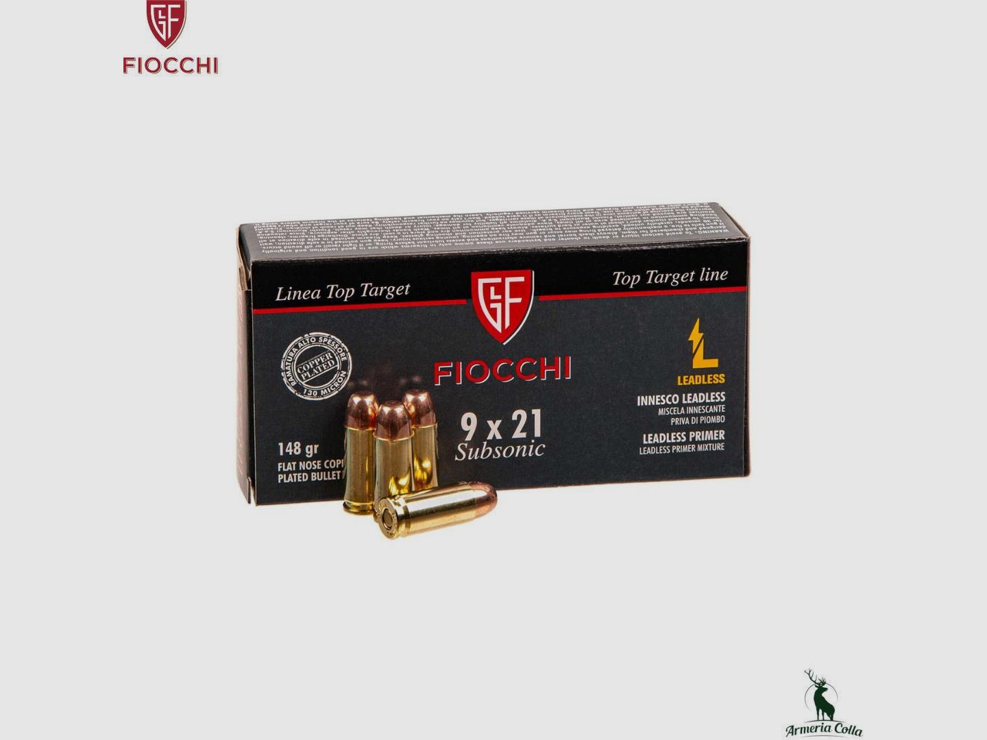 Fiocchi Munitions Subsonic cal. 9×21
