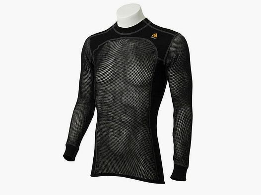 Aclima WoolNet Crew Neck Jet Black