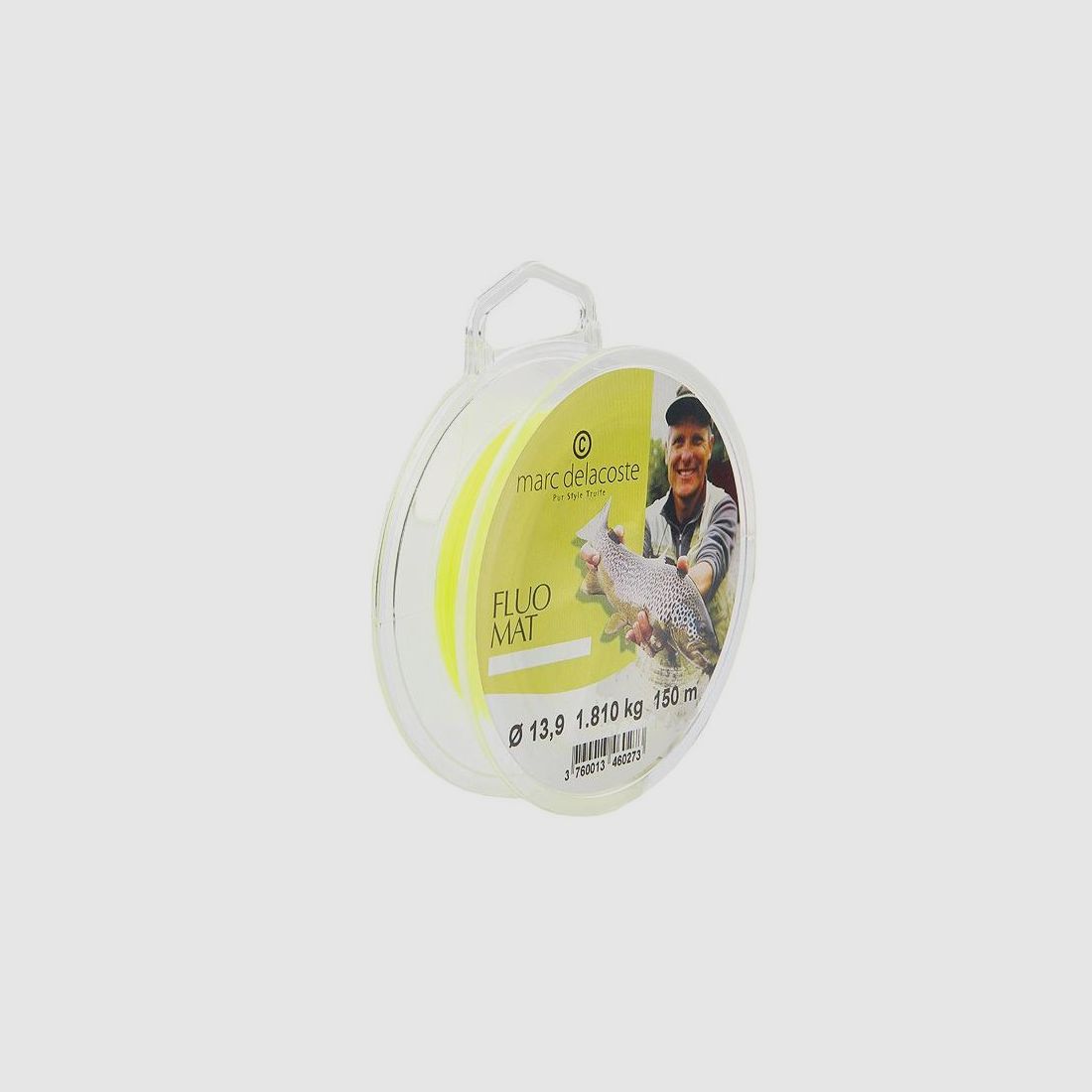NYLON DELACOSTE FLUO GIALLO D12 150M, immagine 2 di 3