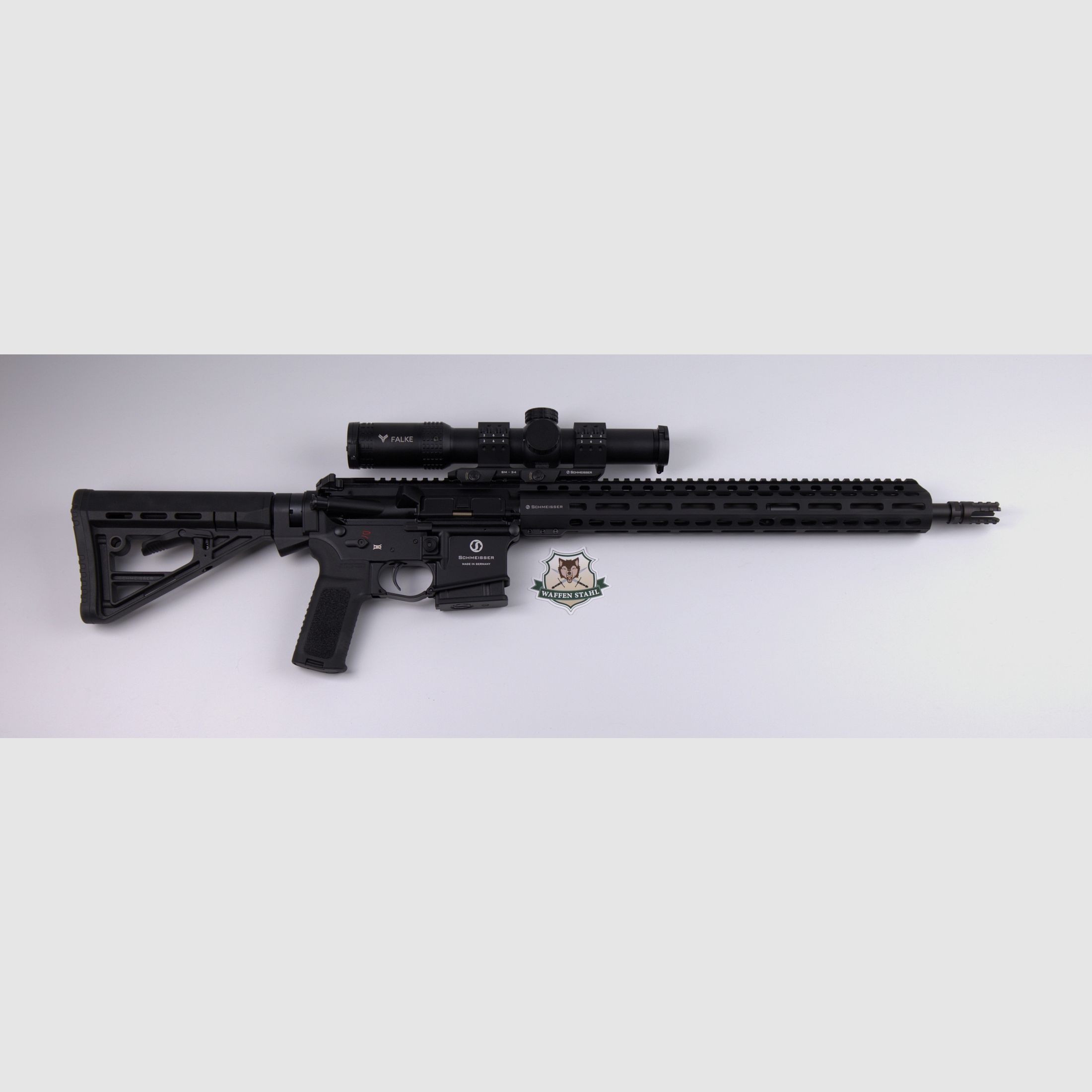 SCHMEISSER M5FL Mit Schmeisser QSM Montage Und ZF Falke 1-8X24 - UVP: 3385,00 €