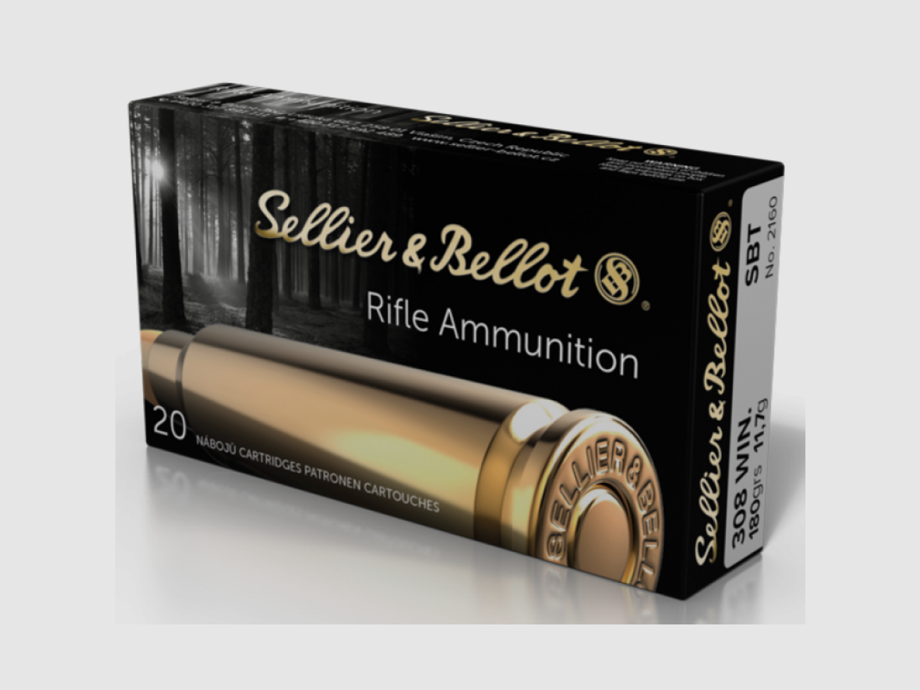 308 Winchester S&B SBT 180gr VE20