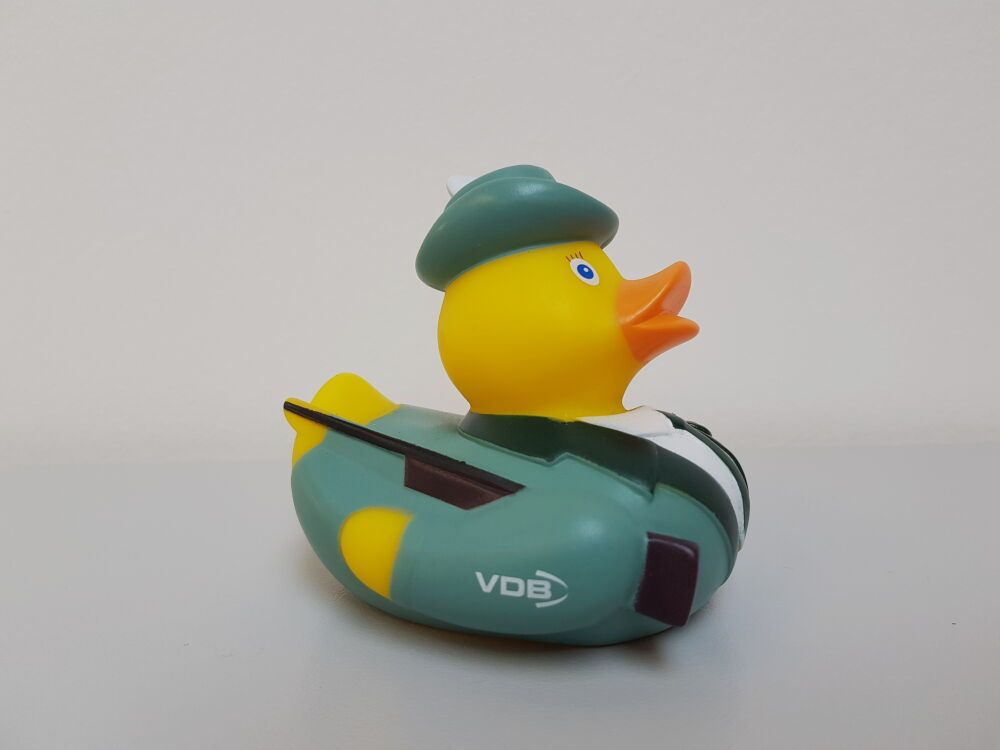 VDB Gummi-Ente - Badeente Schützenente