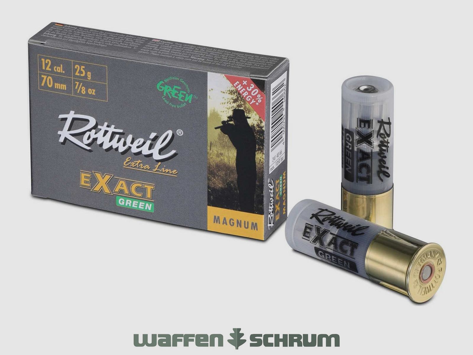 Rottweil EXACT GREEN Semi Magnum 12/70 25g Lead-Free