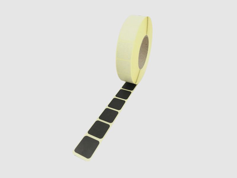 Türblatt 17x17 Schwarz