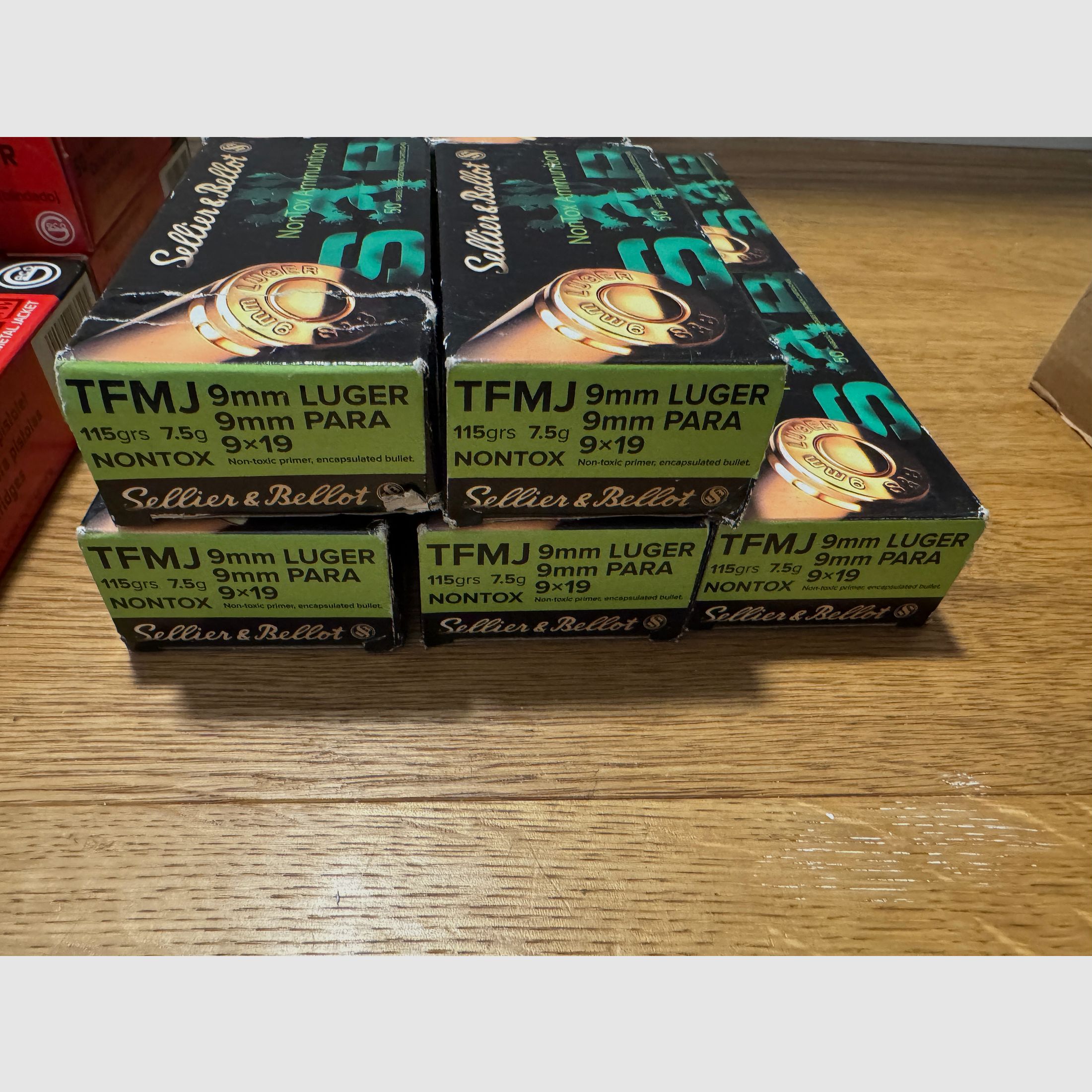 9 mm Luger ammunition approx. 3500 rounds