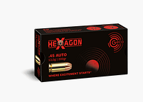 Geco .45 Auto Hexagon 200 gr. - 50 Stk