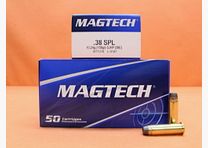 Magtech cartridge .38Special Magtech 158grs SJHP (38E) VE 50 cartridges/ 10.24g partial jacket hollow point