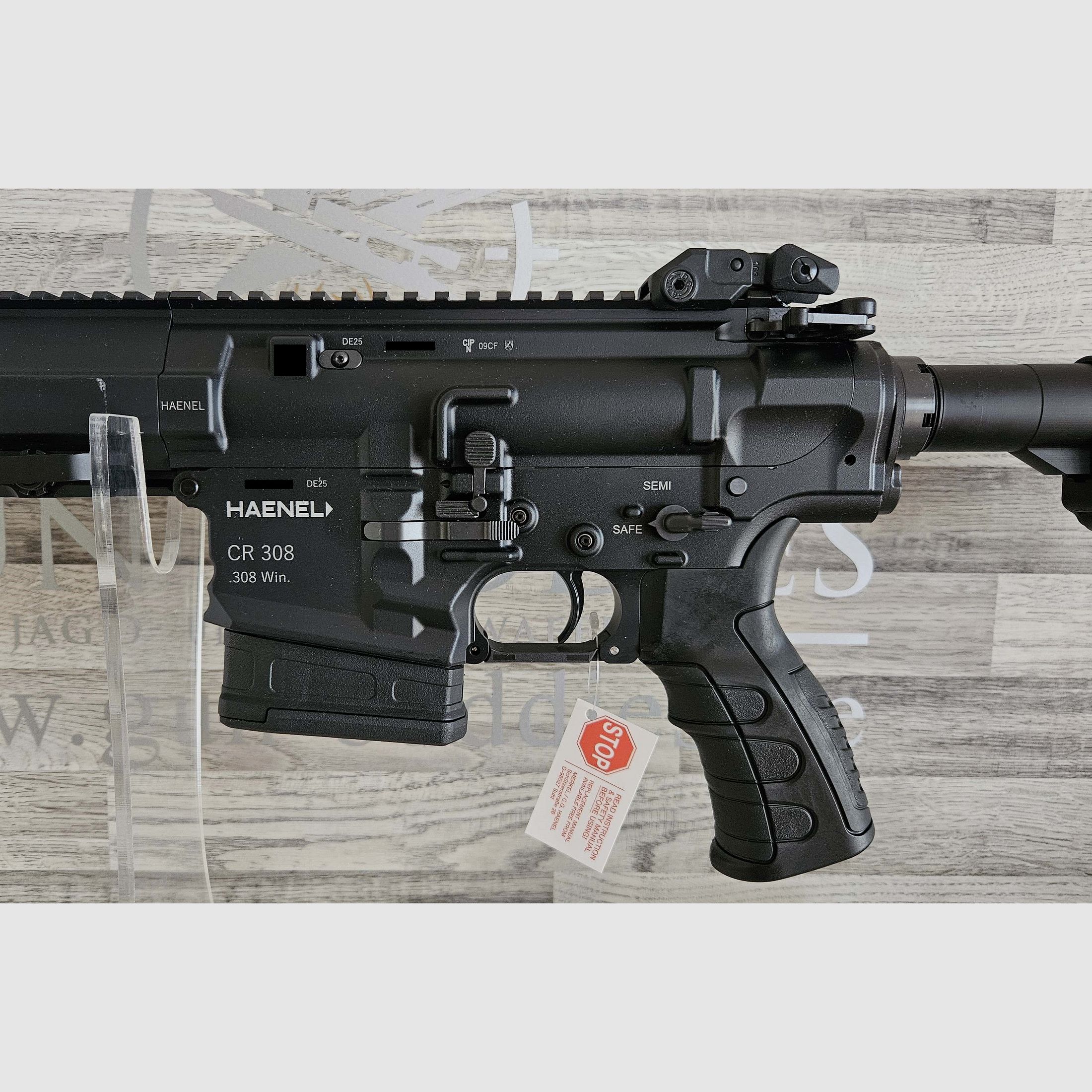 HAENEL CR308 Black Kal. .308Win - 16,65" Lauf - Matchabzug - M-LOK Handschutz - inklusive Versandkosten - Neuware vom Fachhandel -