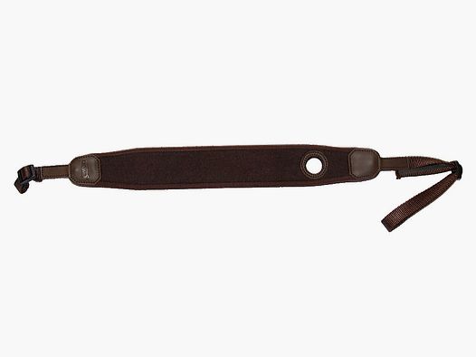 Mjoelner Cinghia per Fucile da Caccia Loden - Marrone con Foro per il Pollice
