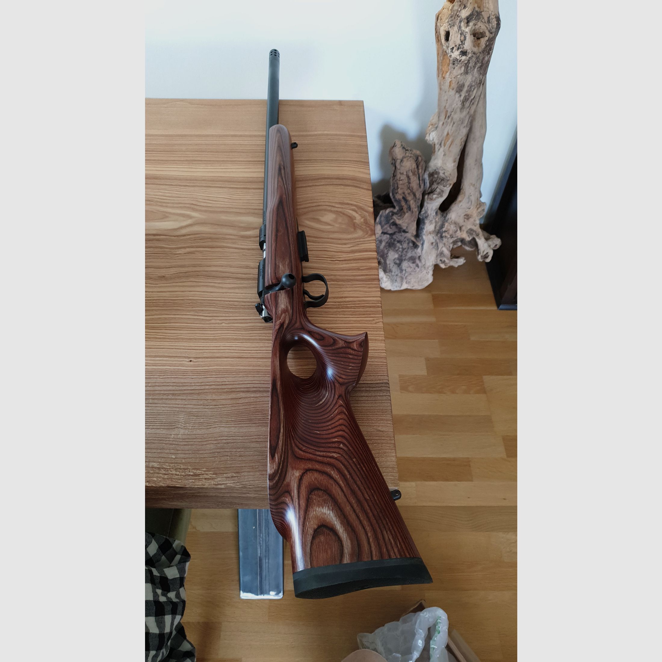 CZ 455 Varmit Thumbhole .17 HMR with Bushnell Nitro 3-18×56