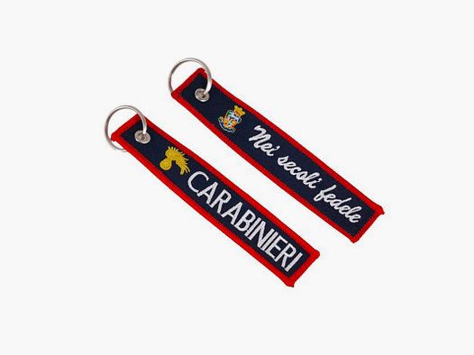 Embroidered Carabinieri Keychain