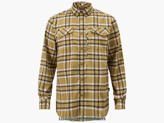 Pinewood Hemd Abisko Hiking Flanell Golden Hay