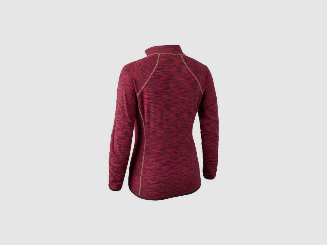 Deerhunter Lady Insulated Fleece Jacke Red melange