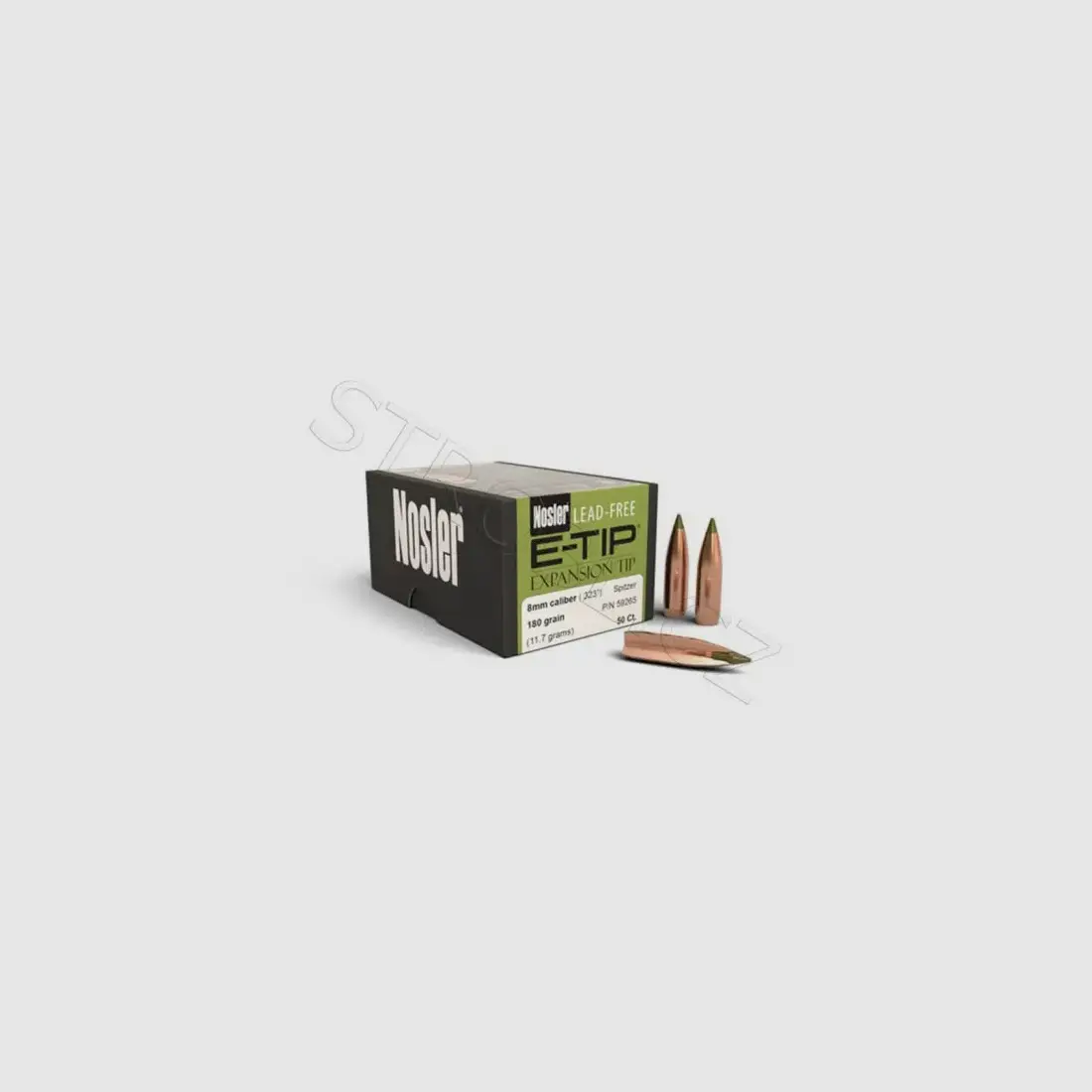 Bleifrei Geschosse Nosler E-Tip 8mm, dia .323, 180grs