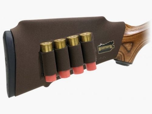 Camshaft adjuster with cartridge holder for shotgun