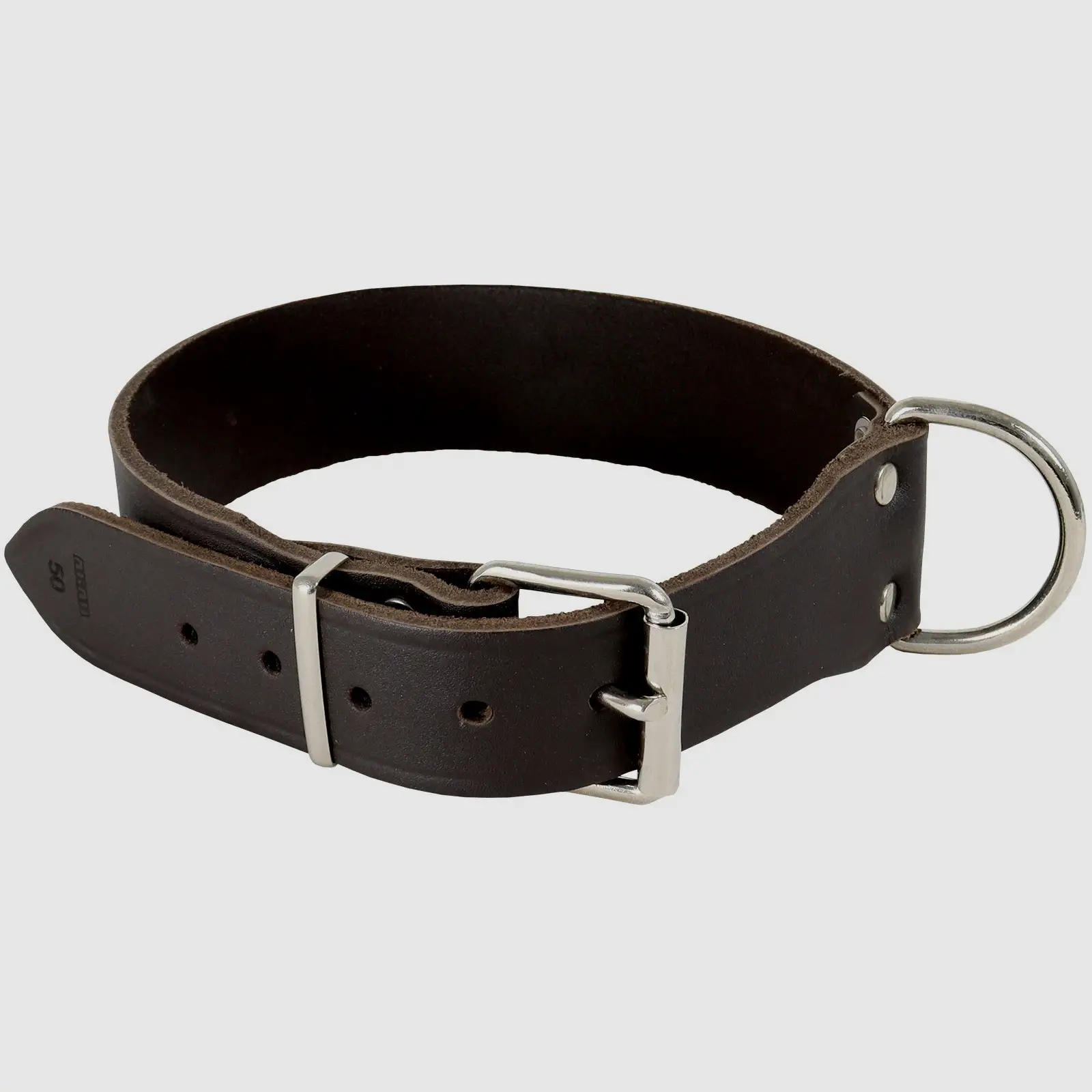 AKAH Halsband genietet aus Sattelleder extra breit, Bild 1 von 2