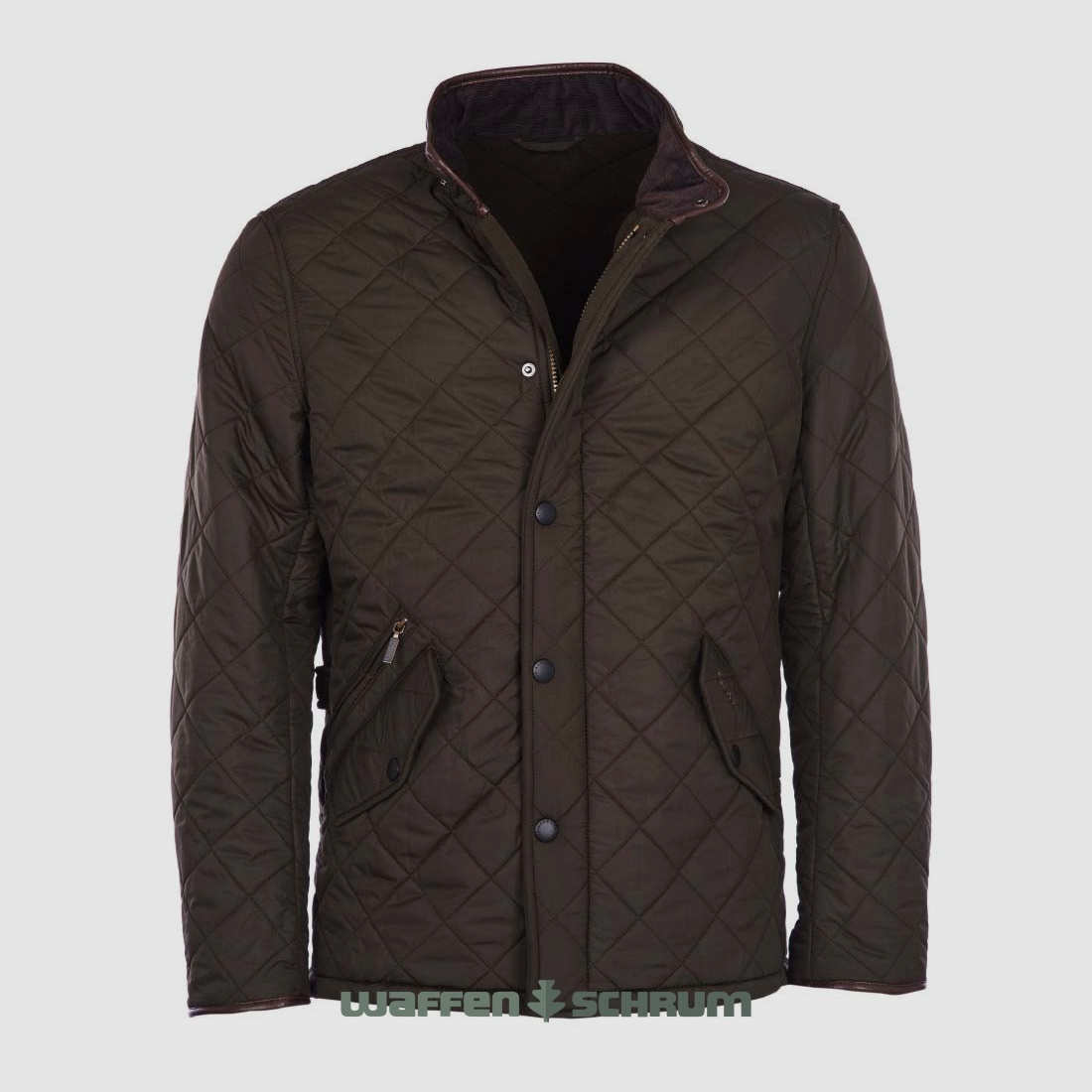 Barbour Steppjacke Powell Quilt Olive