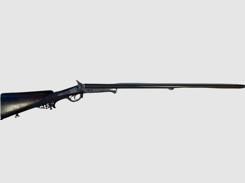 Damascus side-by-side shotgun caliber 16/65