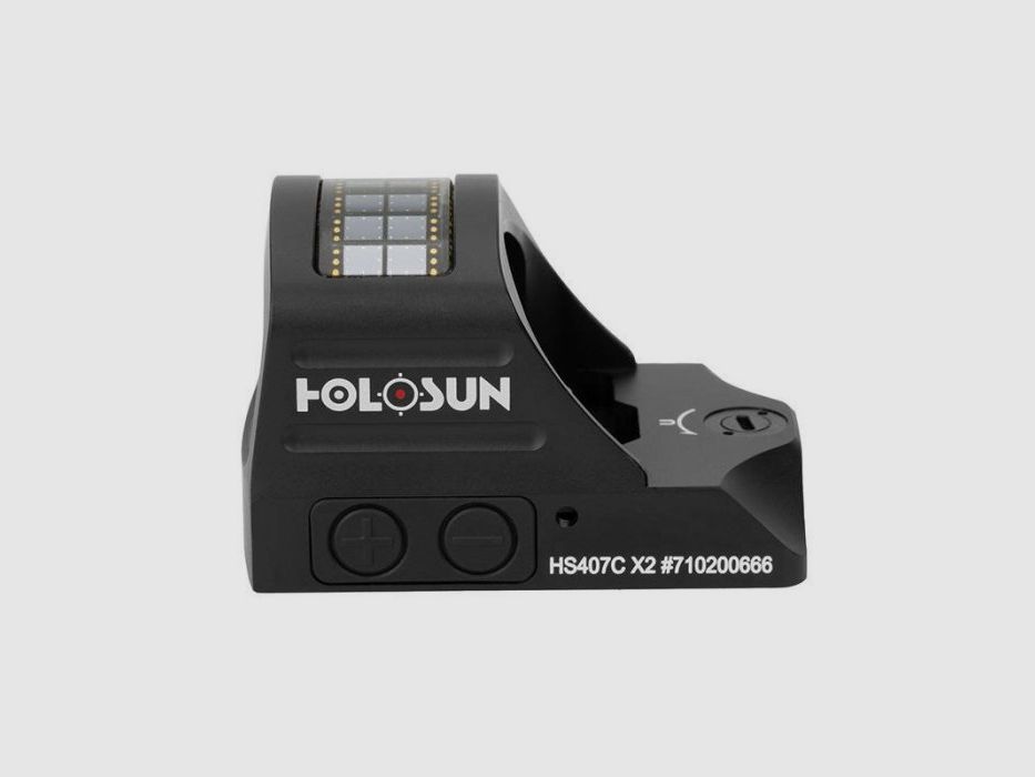 Holosun - Viseur à point rouge HS407C X2 Micro Red Dot - Panneau solaire, image 3 sur 6