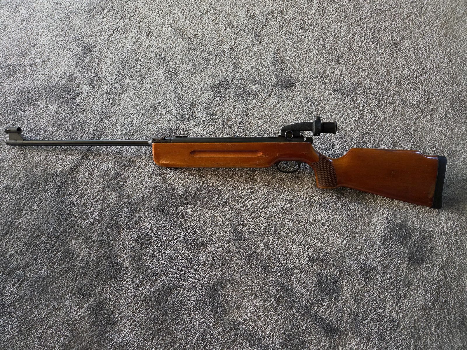 Haenel 3.112 DDR match rifle with diopter, Q1 year approx. 1964-66