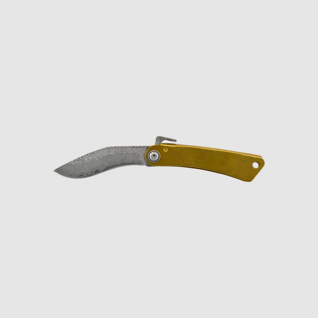 JKR HIGONOKAMI-KUKRI Messer Messing Damast, Bild 2 von 3