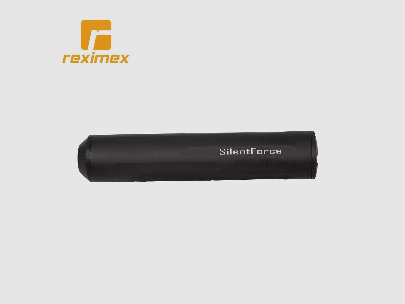 Modérateur de son REXIMEX- SILENT FORCE pour carabines et pistolets PCP. 1/2″ UNF.