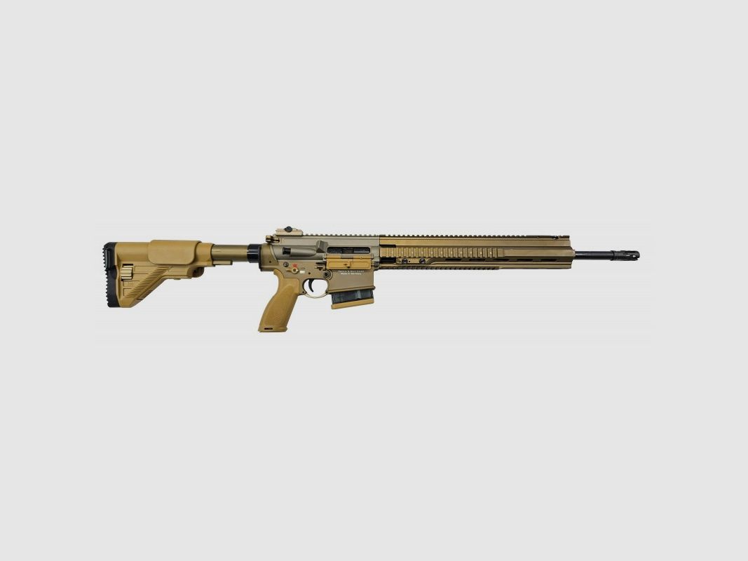 H&K MR308-28 20" GRÜN/BRAUN QUAD RAIL, Bild 1 von 2