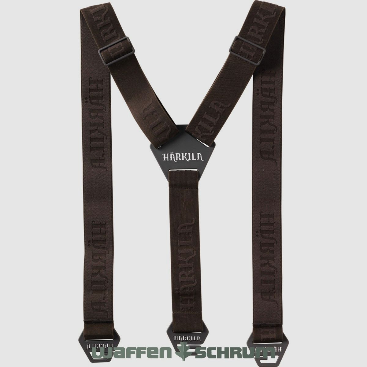 Härkila suspenders Tech Shadow brown/Red