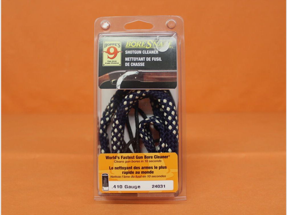 Limpiador BoreSnake para escopetas Hoppe's .410 - Sistema de limpieza para escopetas (24031)