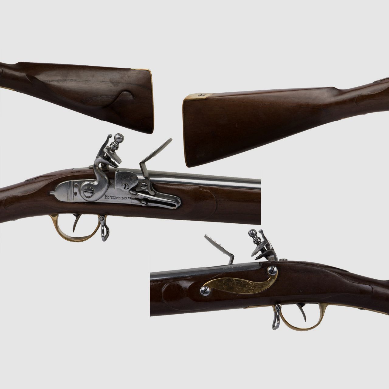 Vorderlader Steinschlossgewehr Potsdam Muskete 1800 Kaliber .63 bzw. 16 mm (P18)