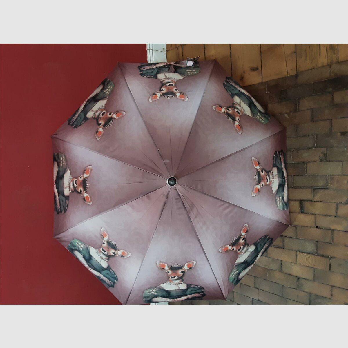 Lovergreen Regenschirm Motiv Hirsch Dame