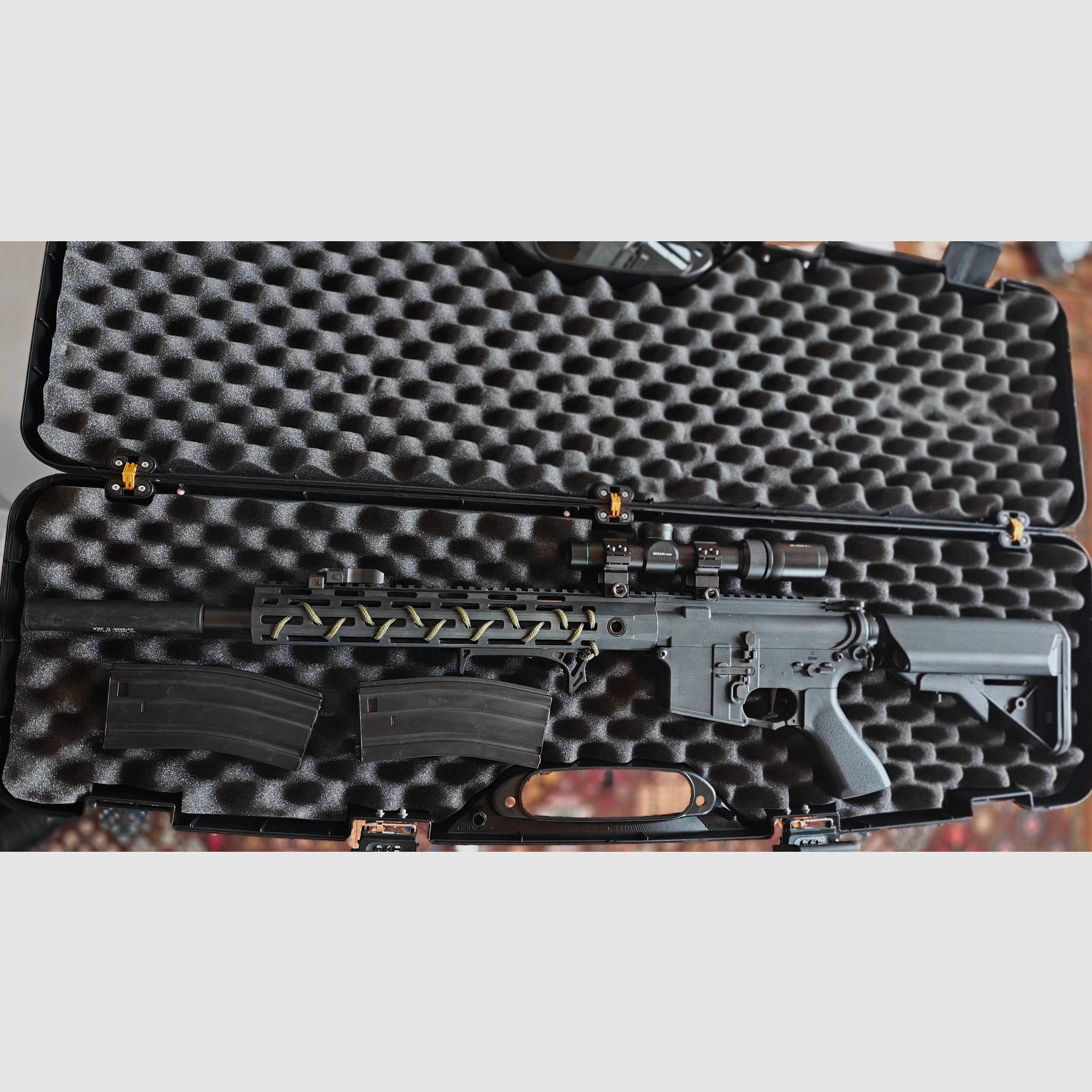 Begadi Sport M4 "Nylon Series" -GEN.5- Upgrade S-AEG mit PRO HopUp, Begadi CORE EFCS / Mosfet & FSWS 