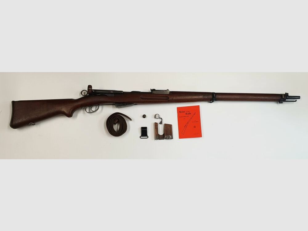 Waffenfabrik Bern Repetierbüchse W+F Bern Schweizer Langgewehr IG96-11Kal.7,5x55swiss