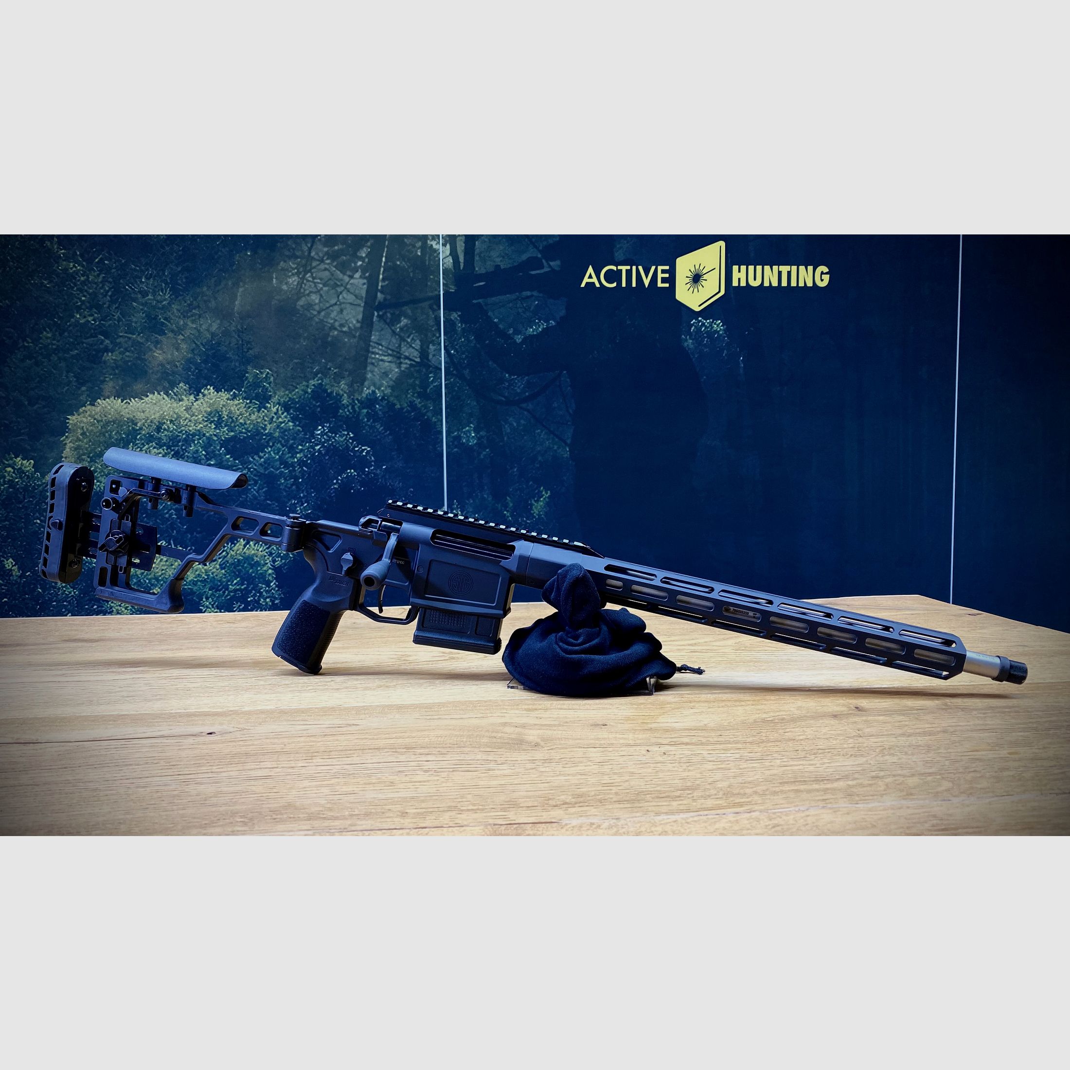 Fusil Sig Sauer Cross / .308 Win. / LL 16" / Mag. 5 coups / Garde-main M-Lok / Crosse pliante