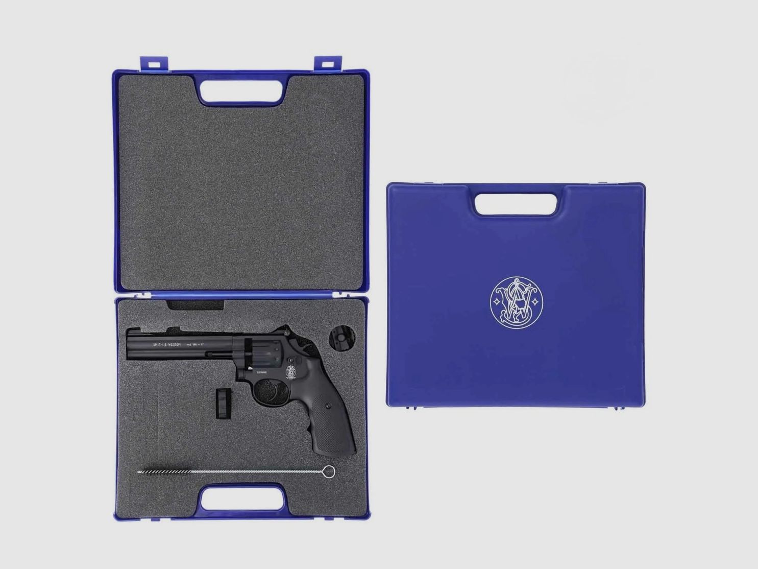 Smith & Wesson 586 Co2 Revolver - 6 Zoll brüniert 4,5 mm Diabolo, Bild 2 von 6